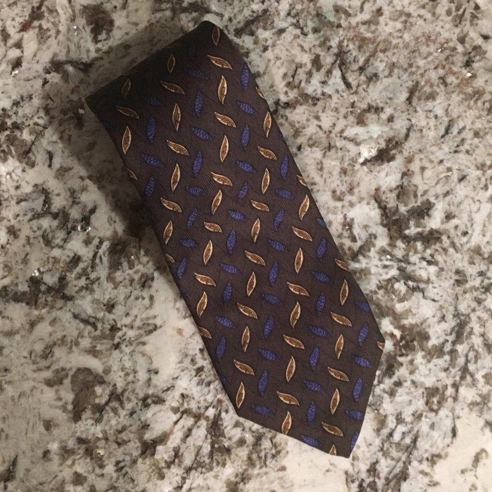 Robert Talbott Studio Extra Long Foulard Print Tie